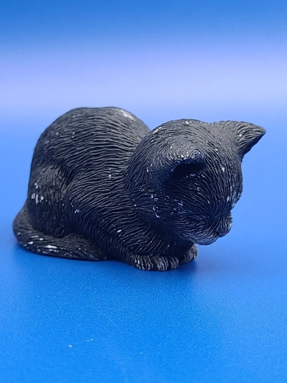 Sandicast Vintage 1988 Black Cat Figurine Little Snoozers Nodder